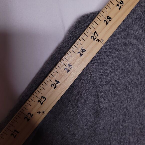 J Crew Merino Wool Sweater Mens XL Gray 1/4 Zip - Picture 8 of 11